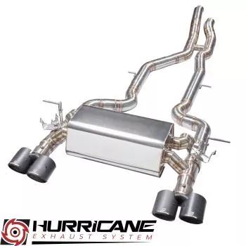 Hurricane Exhaust 2.76" ECE Klappenanlage für BMW M4 F82 431PS